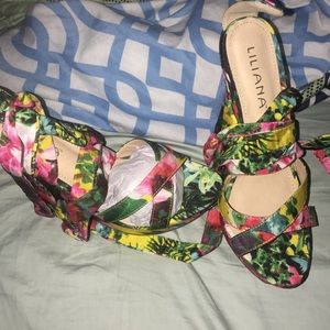 Tropical summer wedges